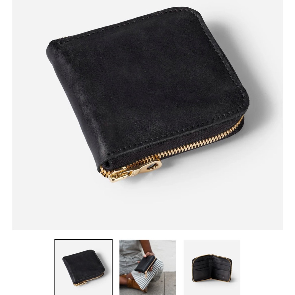 Parker Clay Black Leather Wallet